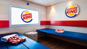 Finlandiya’da saunalı Burger King açıldı