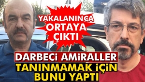 Tanınmamak için sakal bırakan amiraller Kocaeli’ye getirildi
