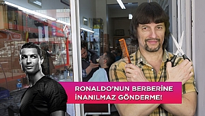 Ronaldo'nun berberine inanılmaz gönderme!