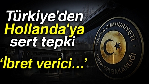 Türkiye'den Hollanda'ya sert tepki