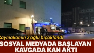 Kaymakamın iki oğlu bıçaklı kavgada yaralandı