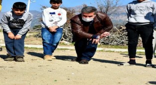Başkan Mehmet Erol, baba ocağında çocukluğuna döndü