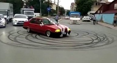 Düğünde drift pahalıya mal oldu