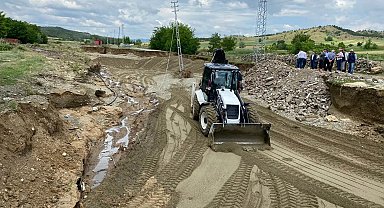 Kastamonu'da selde zarar gören bölgelerde çalışma başlatıldı