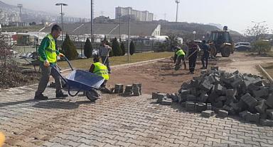 İnegöl Belediyesi tüm birimleriyle Onikişubat'ta seferber